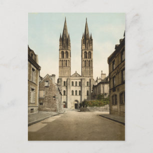 St Etienne Church, Caen, Frankreich Postkarte