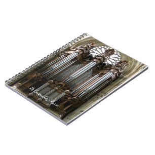 St Eustache organ notebook Notizblock