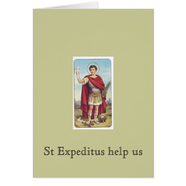 St. Expeditus helfen uns (Vorne)