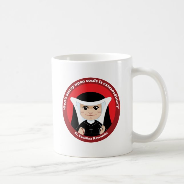 St. Faustina Kowalska Kaffeetasse (Rechts)