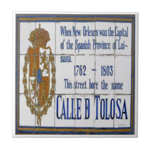 St.-Fliesen-Wandgemälde New- Orleanstoulouse Fliese