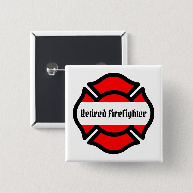 St. Florian-Kreuz Button (Vorne & Hinten)