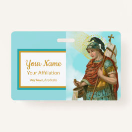 St. Florian mit Eimer (Clear Skies; M 019) Ausweis