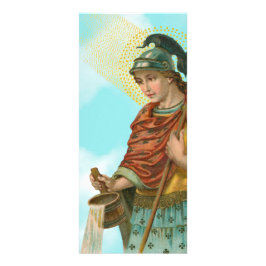 St. Florian mit Eimer (Clear Skies; M 019) Werbekarte