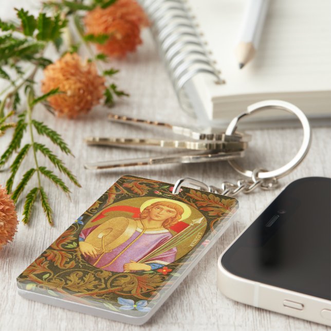 St. Florian of Lorch (PM 03) Single Image Schlüsselanhänger (Vorderseite rechts)