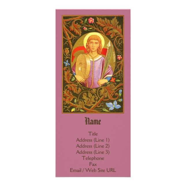 St. Florian von Lorch (PM 03) Anpassbar Werbekarte (Vorne)