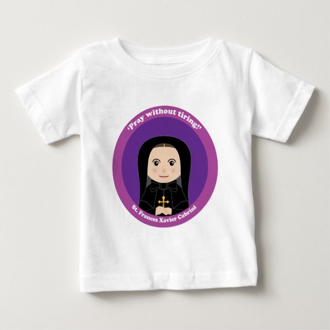 St. Frances Xavier Cabrini Baby T-shirt (Vorderseite)