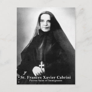St. Frances Xavier Cabrini Postkarte