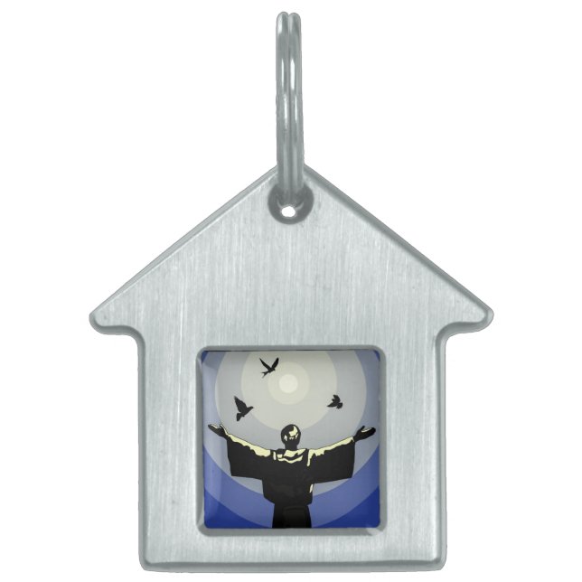 St. Francis Animal Dog Katze Pet Protector Tiermarke (Vorderseite)