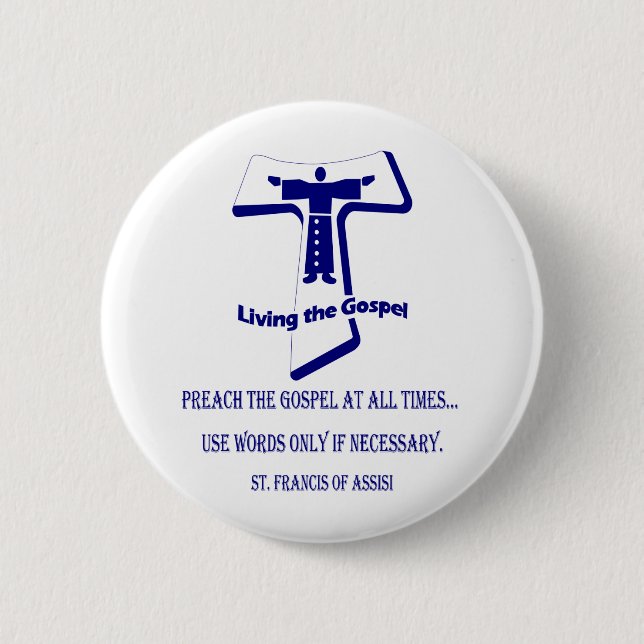 St Francis Button (Vorderseite)