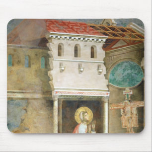 St Francis, das in der Kirche von San betet Mousepad