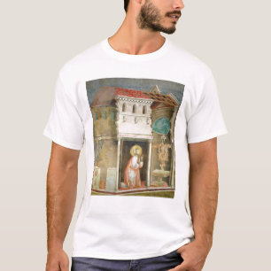 St Francis, das in der Kirche von San betet T-Shirt
