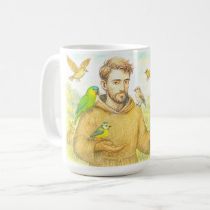 St. Francis - die Predigt für Vögel und Tiere Kaffeetasse
