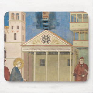 St Francis ehrte durch einen einfachen Mann, Mousepad