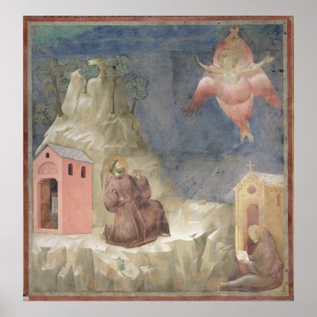 St. Francis Empfang der Stigmata, 1297-99 Poster (Vorne)