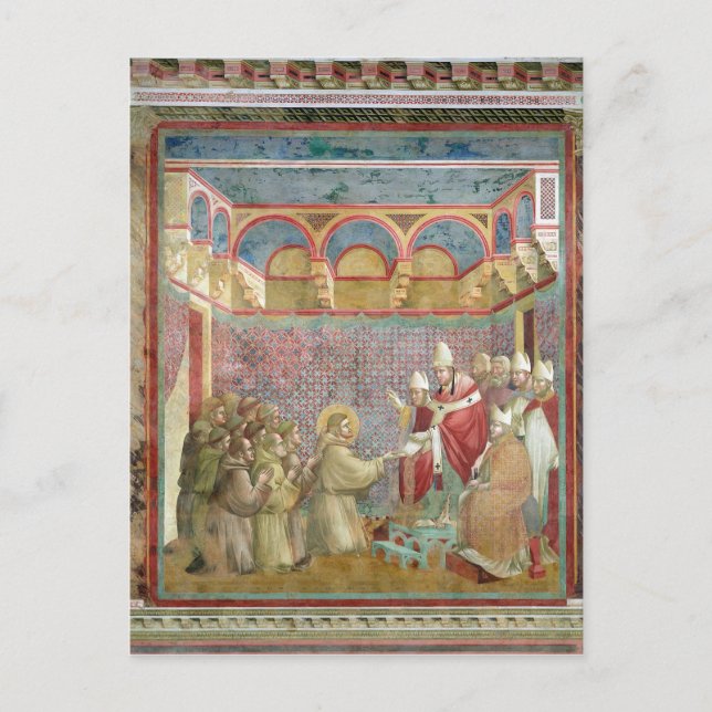 St. Francis erhält Genehmigung Postkarte (Vorderseite)