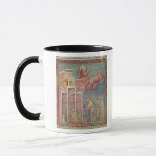 St Francis erscheint zu seinen Begleitern Tasse