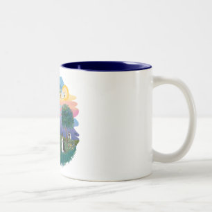 St. Francis (ff) - Schwarz-Weiß-Katze Zweifarbige Tasse