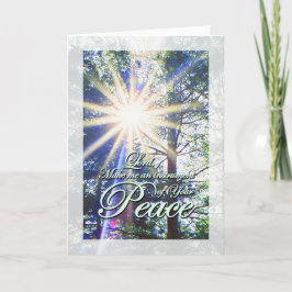 St. Francis Gebet Frieden Karte