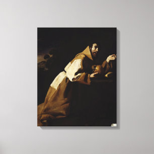 St Francis in Meditation, 1639 Leinwanddruck
