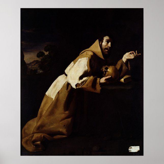 St. Francis in Meditation, 1639 Poster (Vorne)