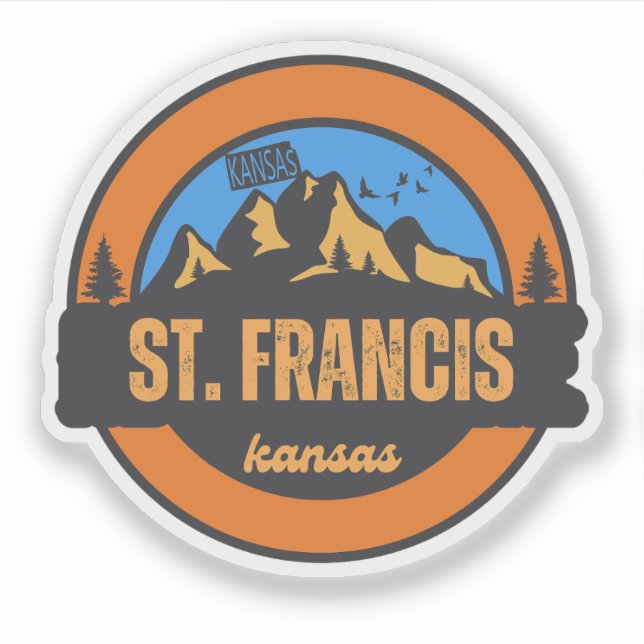 St. Francis, Kansas Aufkleber (Vorderseite)