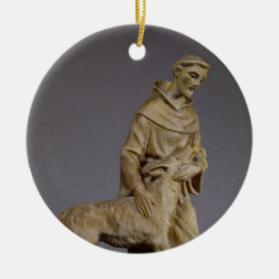 St. Francis Patron der Tiere Keramik Ornament