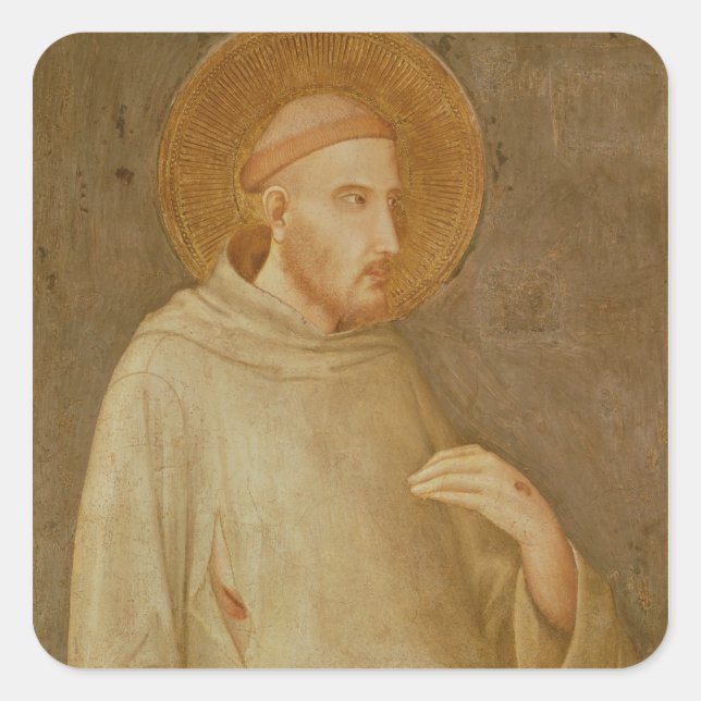 St. Francis Quadratischer Aufkleber (Vorderseite)