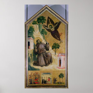 St. Francis Receiving the Stigmata, c.1295-1300 Poster