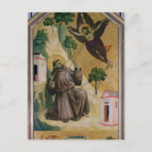 St. Francis Receiving the Stigmata, c.1295-1300 Postkarte