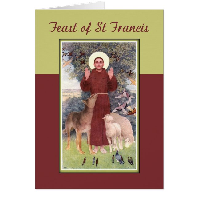 St. Francis, Tiere und Stigmata (Vorne)