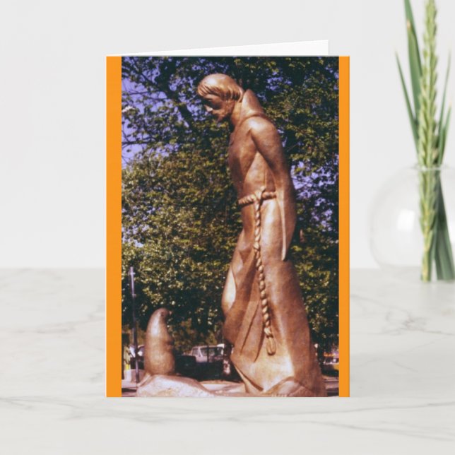 St Francis und der Präriehund Karte (Vorderseite)