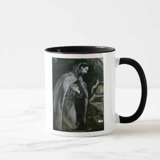St Francis von Assisi, 1580-95 Tasse (Rechts)