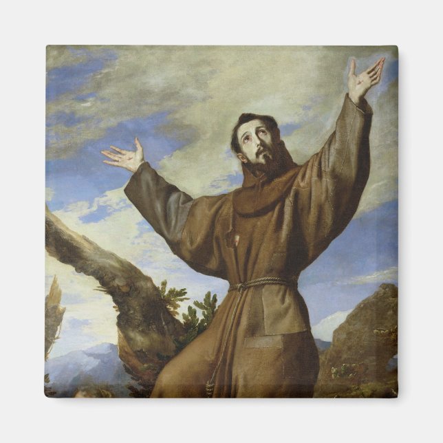 St. Francis von Assisi 1642 Magnet (Vorne)