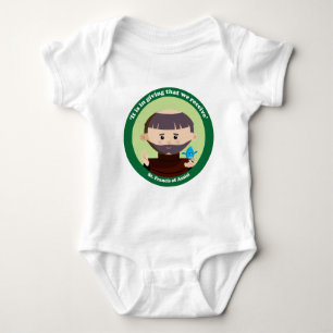 St Francis von Assisi Baby Strampler