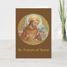 St. Francis von Assisi (BK 002) Blank Gruß Karte
