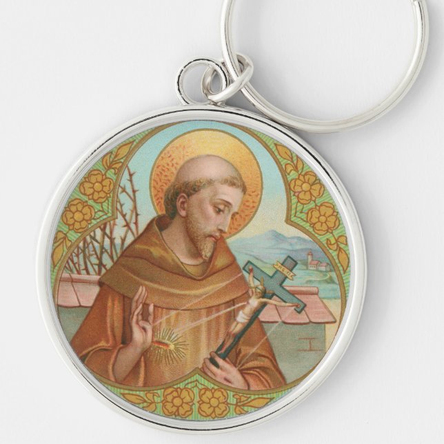St. Francis von Assisi (BK 002) Schlüsselanhänger (Vorne)