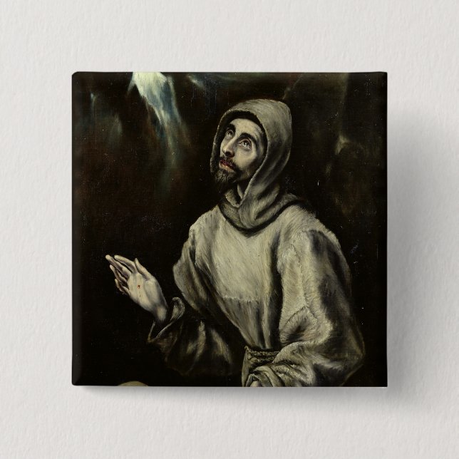 St Francis von Assisi Button (Vorderseite)