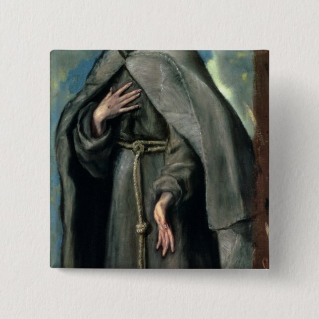St Francis von Assisi Button (Vorderseite)