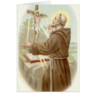 St. Francis von Assisi Grußkarte mit Gebet