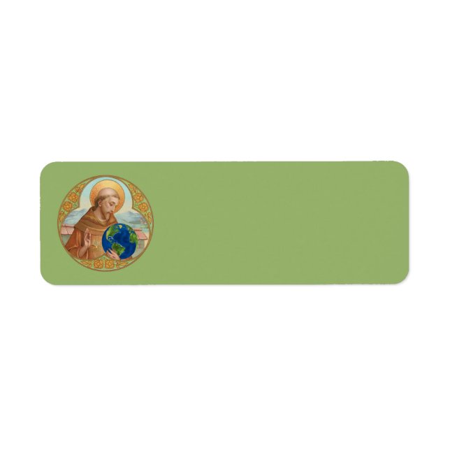 St. Francis von Assisi Holding Earth (Vorne)