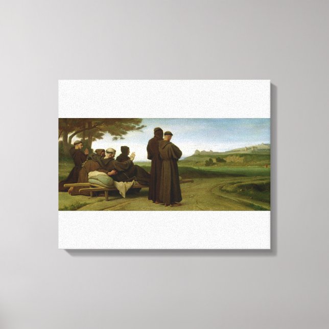 St. Francis von Assisi Leinwanddruck (Vorderseite)