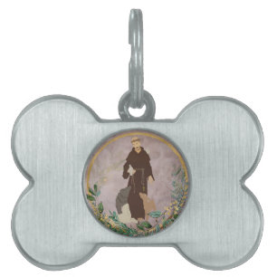 St. Francis von Assisi Marble Gold Pet Protector Tiermarke