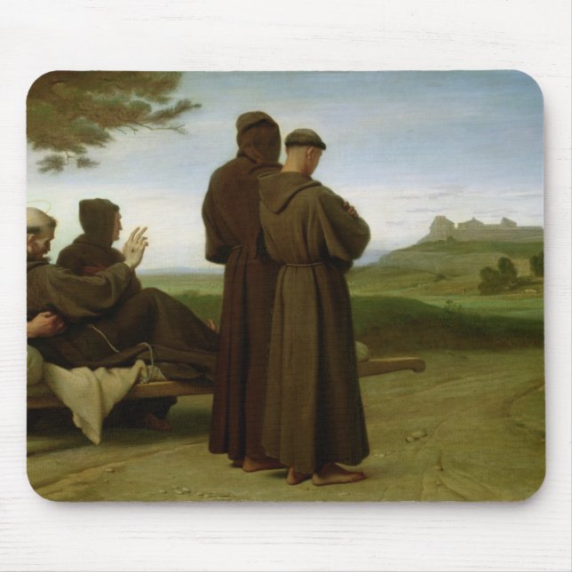 St Francis von Assisi Mousepad (Vorne)