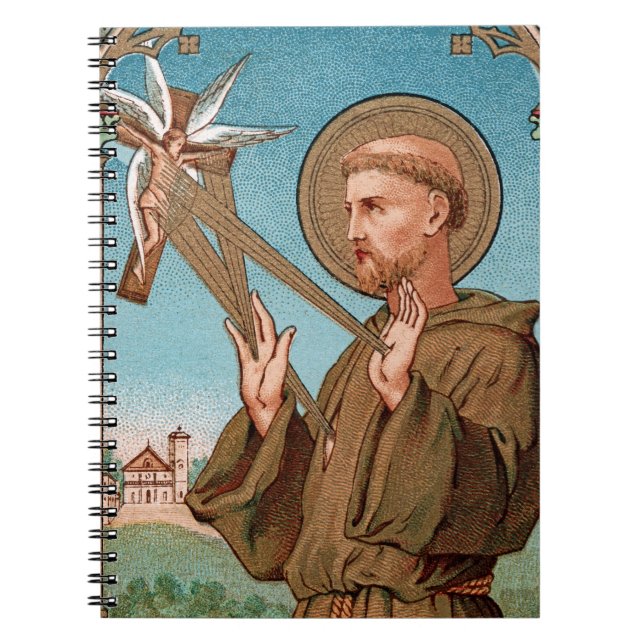St. Francis von Assisi, Pater Seraphicus (SAU 040) Notizblock (Vorderseite)
