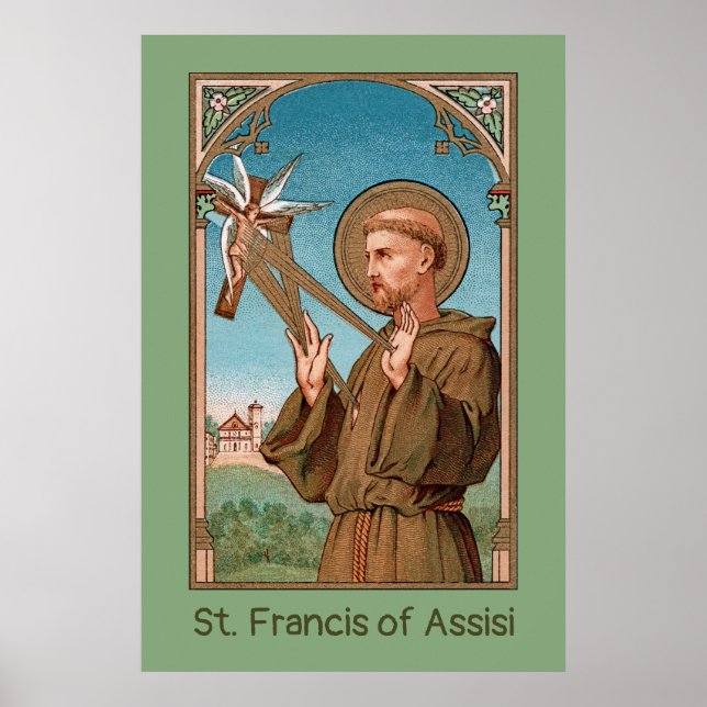 St. Francis von Assisi, Pater Seraphicus (SAU 040) Poster (Vorne)