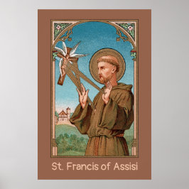 St. Francis von Assisi, Pater Seraphicus (SAU 040) Poster
