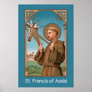 St. Francis von Assisi, Pater Seraphicus (SAU 040) Poster