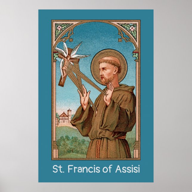 St. Francis von Assisi, Pater Seraphicus (SAU 040) Poster (Vorne)