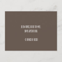 St. Francis von Assisi Postcard